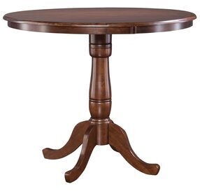 Dining Essentials Espresso 30" Counter Height Dining Table
