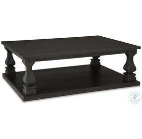 Wellturn Black Rectangular Occasional Table Set