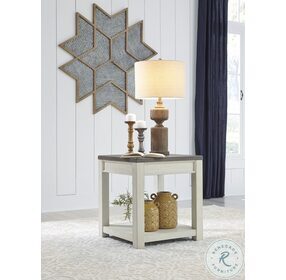 Bolanburg Brown And White End Table