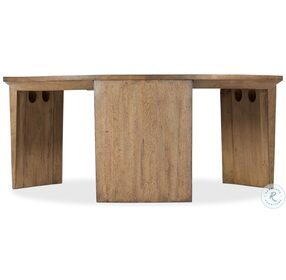Commerce And Market Medium Natural Wood Round Occasional Table Set