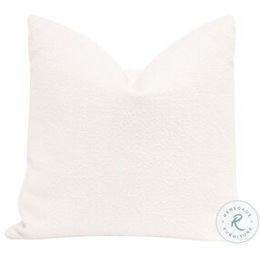 The Basic LiveSmart Boucle Snow 22" Pillow Set of 2