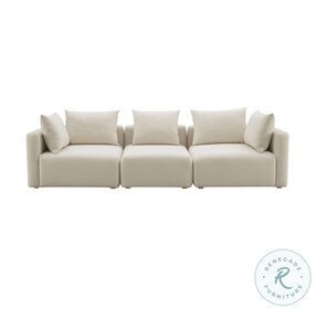 Hangover Cream Linen Sofa