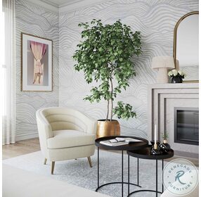 Jules Cream Velvet Accent Chair by Inspire Me Home Decor