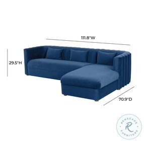 Callie Navy Sectional