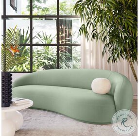 Kendall Moss Green Velvet Sofa