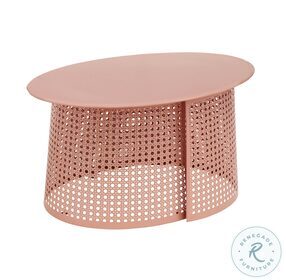 Pesky Coral Pink Occasional Table Set