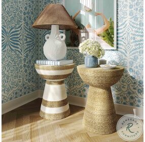 Wren Natural Seagrass Side Table