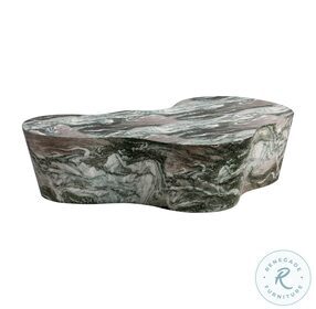 Slab Grey And Blush Faux Marble Occasional Table Set