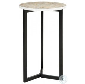 Zaira Beige And Multi End Table