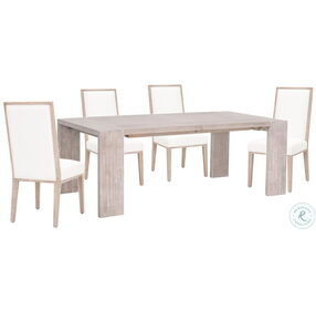 Tropea Natural Gray Acacia Extendable Dining Table