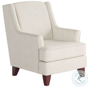 Sugarshack Off White Glacier Wing Back Accent Chair
