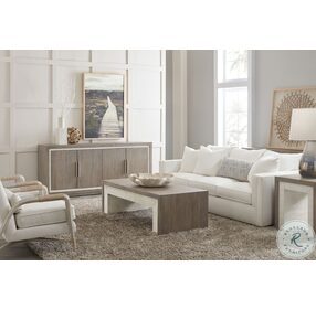 Serenity Gray Washed Oak And Textured Light Gray Skipper End Table