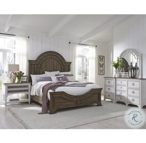 Glendale Estates Distressed Brown Queen Panel Bed