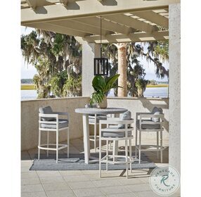 Coastal Living South Beach Chalk Outdoor Bar Table