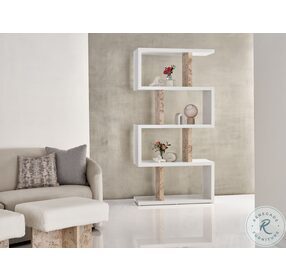 Tranquility Poise Glacier And Mappa Burl Etagere