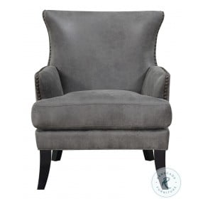 Mcdaniel Charcoal Gray Accent Chair