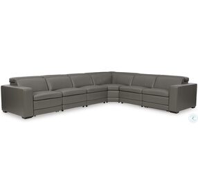 Texline Gray 7 Piece Power Reclining Sectional