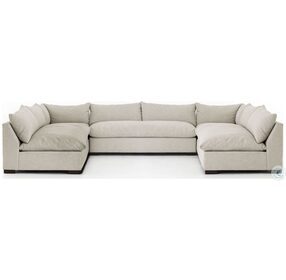 Grant Ashby Oatmeal 5 Piece Sectional