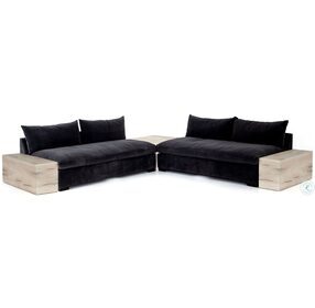 Grant Henry Charcoal With Side Tables Sectional