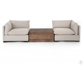 Westwood Bennett Espresso And Moon RAF Sectional