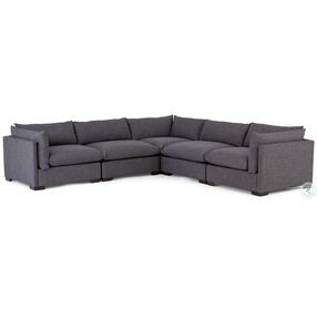 Westwood Bennett Charcoal 5 Piece Sectional