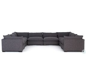 Westwood Espresso And Charcoal 8 Piece Sectional