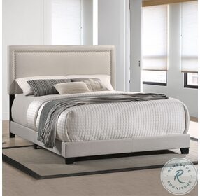 Zion Fog Queen Upholstered Panel Bed