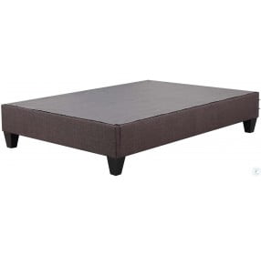 Abby Charcoal Full Upholstered Platform Bed