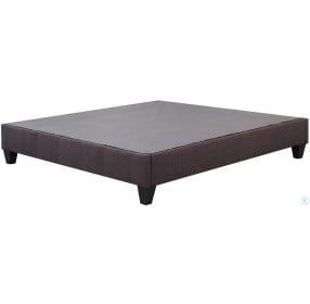 Abby Charcoal King Upholstered Platform Bed