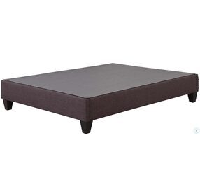 Abby Charcoal Queen Upholstered Platform Bed