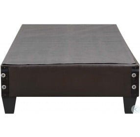 Abby Brown Twin Upholstered Platform Bed