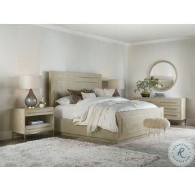 Cascade Soft Taupe California King Panel Bed