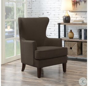 Avery Chocolate Accent Chair
