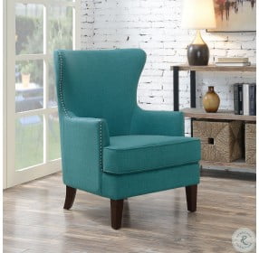 Avery Teal Accent Chair