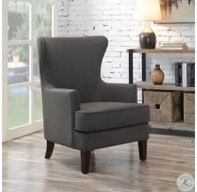 Avery Charcoal Accent Chair
