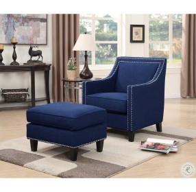 Emery Blue Accent Chair
