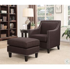 Emery Chocolate Accent Chair