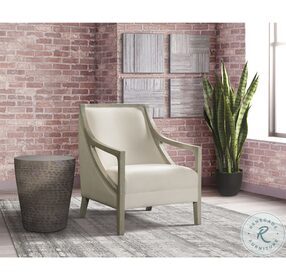 Dayna Natural And White Wash Frame Accent Chair