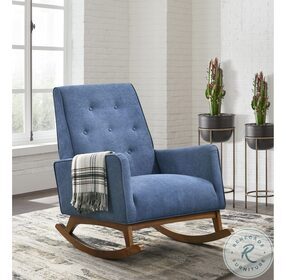 Wilshire Blue Rocker Chair