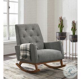 Wilshire Dark Gray Rocker Chair