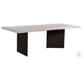 Evans Bleached White Washed Dining Table