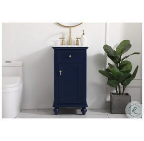 VF12319BL Otto Blue Rectangle Bathroom Vanity
