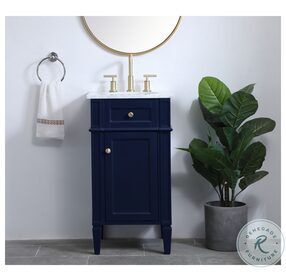 Williams Blue 18" Bathroom Vanity