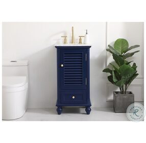 VF30519BL Rhodes Blue Rectangle Bathroom Vanity