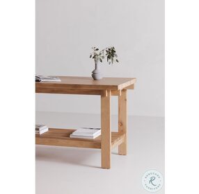 August Natural 47" Counter Height Dining Table