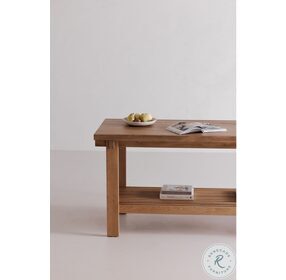 August Natural 72" Counter Height Dining Table