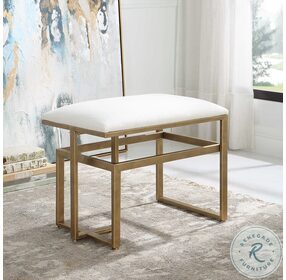 W23009 Off White Small Bench