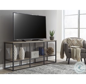 Wadeworth Brown And Black 65" TV Stand