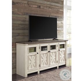 Bolanburg Antique White And Weathered Gray 74" TV Stand