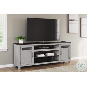 Darborn Gray And Brown XL TV Stand